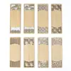 Marcador de Libros de Bambú Wenchuang Marcador de Libros de Bambú en Blanco Material de Filigrana Marcador de Libros Tallado con Láser de Bambú Corte de Bambú Cloisonné