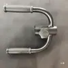Barra T mango de barra T barra de remo barra T de barra T mango de peso muerto barra con doble mango en forma de T rack de cañón de barra de pesas pull cannon fitness