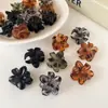 Presilha de Garra Pequena Colorida Fofa Transfronteiriça para Rabo de Cavalo Alto para Mulheres, Presilha de Flor para a Parte de Trás da Cabeça, Acessório de Cabelo para Meninas com Cabelo Grosso