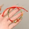 Pulsera con Colgante de Zongzi para Niños DIY Ajustable Festival del Bote del Dragón Cuerda Colorida 2026 Nueva Pulsera del Festival del Bote del Dragón Venta al por Mayor para Puestos de Mercado
