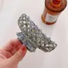 Pinza para el cabello Duowei Accessories de Aleación de Acetato Estilo Coreano, Pasador Extra Grande para la Parte Trasera de la Cabeza, Accesorio para el Cabello Simple y Elegante