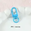Chaveiros pintados multiuso em cores de doce Acessórios de joias DIY Brinquedos de pelúcia Chaves coloridas Fivelas de porta pequenas Atacado