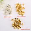 Método Antiguo Conservación del Color Cuentas Sueltas Cintura Delgada Forma de Cintura Cuentas de la Fortuna Accesorios para Joyería DIY Pulsera Collar Materiales de Cuentas Doradas Método Antiguo