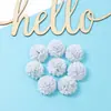 Flores Artificiais Materiais DIY Cabeça de Hortênsia Crisântemo Tecido de Seda Flores Falsas Flores Artificiais Flores de Decoração de Casamento Realistas de Alta Qualidade