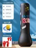 Saco de Boxeo Inflable para Niños, Columna de Boxeo de Pie para Uso en Casa, Objetivo de Kickboxing para Niños, Dispositivo de Entrenamiento de Saco de Arena