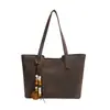 Bolso Grande de Alta Calidad para Viajes al Trabajo Nuevo Estilo Otoño 2026 Bolso de Mujer Simple Elegante Bolso de Hombro Único Bolso Tote de Moda