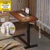 Mesita de noche, escritorio de computadora con altura ajustable, mesa pequeña para oficina en casa, escritorio, mesa auxiliar móvil, mesa de estudio para estudiantes, escritorio