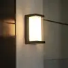 Lámpara de pared LED para exteriores impermeable hotel jardín pared luz patio villa simple paisaje luz hogar moderno súper brillante