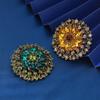 Nueva versión coreana de broche de flor de cristal, moda Joker, ramillete, abrigo, temperamento, pin, accesorios, fabricantes al por mayor