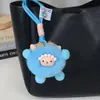 Colgante de Oveja de Peluche de Dibujos Animados Creativos, Llavero de Corazón Lindo para Bolsos de Niña, Decoración para Mochilas, Adorable Accesorio de Juguete