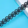Punto 1.5cm Falda de encaje elástico de media luna Ropa de encaje Lolita Accesorios de ropa Banda elástica para ropa interior DIY