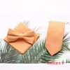 Shengzhou fábrica directa nuevo terciopelo coreano corbata pañuelo pajarita para hombre negocios boda casual conjunto de tres piezas