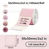 Papel de Etiqueta Redonda Autoadhesivo para Fabricante 50mm Colorido Ciclo Adecuado para Papel de Impresión Térmica Phomemo M220