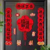 Decoraciones para Casa Nueva Pareados para Casa Nueva Regalo de Mudanza Juego Completo Arreglo para Puerta Principal de Mudanza Suministros para Ceremonia Venta al por Mayor