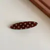 Pinza para el Cabello de Abalone Mancha de Vinagre para Mujer, Pinza Grande de Pico de Pato para la Parte Posterior de la Cabeza, Horquilla para el Cabello sin Cromo, Pinza para el Cabello, Accesorio para el Cabello