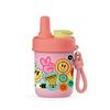 Caneca Térmica Transfronteiriça Amazon 12oz para Crianças Copo com Dupla Abertura Personalizado Aço Inoxidável 304 Alça Canudo Garrafa Espacial