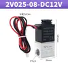 Válvula Solenoide Pneumática Yuyuan 2V025-08, 2 vias 2 posições, normalmente fechada, controle elétrico único, tipo saída, AC220V/DC24V