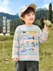 Camiseta de Manga Larga para Niño Estilo Europeo Otoño 2026 Nueva Prenda Superior Ropa para Niños Niños Bebé Niño Pequeño Estilo Primavera Otoño Ropa Moderna