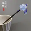 Horquilla Antigua de Imitación de Sándalo de Alta Calidad Broche Elegante para el Cabello Borla de Madera Accesorios para el Cabello Paso a Paso Hanfu Cheongsam