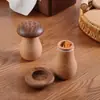 Porta-Palitos de Madeira de Nogueira para Uso Doméstico, Caixa de Palitos de Alta Qualidade, Madeira de Nogueira, Novo Estilo Chinês, Madeira Natural, Moderno e Simples