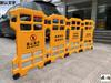Cerca de Isolamento Dobrável de Plástico Aeroporto Elevador Manutenção Guarda-corpo Cerca Equipamento Manutenção Segurança do Trabalho Porta Guarda-corpo Vivo
