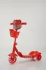 Patinete infantil marco de acero sin música Figura de dibujos animados para niños y niñas deslizante juguete exterior carrito