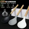 Utensilios de Cocina de Silicona Espátula de Silicona de Grado Alimenticio Cucharón Espátula para Freír Antiadherente Juego Completo para Cocina Hogar