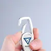 Llavero de Doble Anillo Hebilla para Colgar en la Cintura de Negocios para Hombre LOGOTIPO Personalizado Marca de Empresa Marca Regalo de Vacaciones