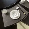 Nuevo Mantel con Forma de Abanico Estilo Chino con un Toque de Lujo Ligero, Adecuado para la Mesa de Restaurante de Hotel, Impermeable, Resistente al Aceite y Aislante al Calor