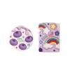 Espejo Portátil Corazón Girly Pu Espejo Pequeño De Escritorio Se Puede Parar Espejo De Maquillaje Mini Plegable De Doble Cara