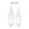 Frasco pump de plástico PET para removedor de maquiagem 300ml, muito atraente, frasco de embalagem cosmética 500ml tipo pump fosco