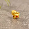 Ano do Cavalo Cobre Dourado Pequeno Acessório de Cavalo DIY Pulseira Pingente Colar Charme Cavalo do Zodíaco Moeda de Cobre Saco da Sorte Ornamento de Cavalo