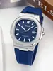 Moda Negocios Clásico Douyin Transmisión en Vivo Popular Reloj Nautilus Correa de Silicona para Hombre Reloj de Cuarzo Impermeable