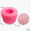 Grande buquê de rosas silicone doces bolo molde artesanal molde de sabão cozimento molde decorativo