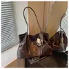 Bolsa feminina grande capacidade estilo coreano transfronteiriça, nova bolsa tote simples da moda 2026, bolsa de ombro de alta qualidade para o dia a dia