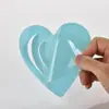 Pegatinas para Tina de Baño de Dibujos Animados de Murciélago con Forma de Corazón Dividido, Peva, Superventas Transfronterizos, Adhesivo Fuerte, Resistente al Desgaste, Impermeable, Pegatinas Antideslizantes para Baño