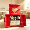 Ramo para el Día de San Valentín 520 Lámina de Oro Caja de Regalo Decorativa de Alta Gama, Regalo para el Festival Qixi para Esposa o Novia