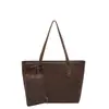 Bolsa de ombro tote simples com estampa de leopardo, da moda e estilosa, nova versão coreana casual de 2026, de grande capacidade, para usar sob o braço, para mulheres