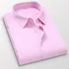Camisa Masculina de Manga Curta Plus Size Transfronteiriça para Gordo Verão 2023 Cor Sólida Casual para Trabalho e Dia a Dia Meia-idade
