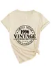 Edição Limitada 1996 Amazon eBay Estação Independente Casual Confortável Camiseta Feminina Manga Curta Gola V