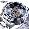 T-WINNER Winner Nuevo Reloj de Hombre Moda Casual Hueco Pedrería Reloj Mecánico Manual para Hombre
