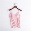 Camisola Antirreflexo Integrada Transfronteiriça plus size Base Modal com Almofada no Peito Sexy Respirável Menina Roupa Interior