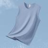 Chaleco Modal de Seda de Hielo para Hombre Verano Antibacteriano Antiácaros Fresco de Secado Rápido Sudadera Camiseta sin Mangas Fitness Deportes