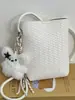 Bolso Cubo Tejido Personalizado y Elegante para Mujer 2026 Primavera Nuevo Estilo Coreano de Moda Tendencia Bolso Pequeño de Hombro Cruzado
