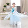 Vestido de Princesa Frozen para Niña 2023 Vestido de Verano Vestido de Elsa Estilo Occidental Disfraz de Presentación Halloween Sin Mangas