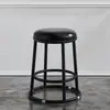 Taburete Alto de Tres Anillos Extra Grueso, Taburete Alto de Barra, Silla Alta para Adultos en Casa, Silla de Mostrador, Taburete Alto de Lujo Ligero para Arcade, Taburete Redondo