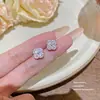Pendientes de Moda de Aguja de Plata 925 con Cubos de Perla de Venta Caliente Pendientes Dulces de Nicho de Gama Alta Pendientes de Diseño Exquisito