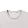 Camiseta de Algodón Mercerizado Cuello Redondo 200g Logo Impreso Personalizado Uniforme de Clase Manga Corta Ropa de Trabajo Verano Corte Holgado Camisa Estampada para Hombre