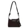 Bolso de axila de nicho de moda estilo francés para mujer, nuevo bolso tipo dumpling de gamuza para el día a día, bolso de hombro y cruzado casual