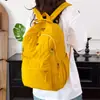 Mochila de Moda Estilo Coreano de Gran Capacidad para Mujer Ligera con Múltiples Bolsillos Casual Versátil Mochila Escolar para Estudiantes Mochila de Viaje